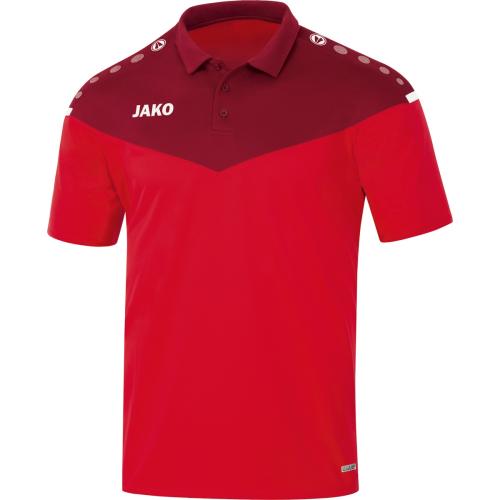 Jako Polo Champ 2.0 - rot/weinrot (Grösse: M) von Jako