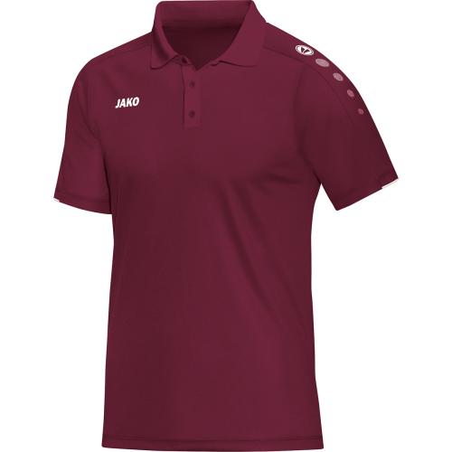 Jako Polo Classico - maroon (Grösse: 36) von Jako