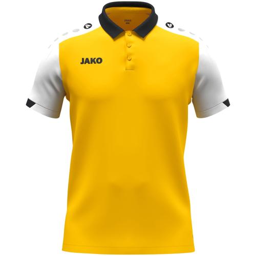 Jako Polo Dynamic - gelb/weiß/schwarz (Grösse: L) von Jako