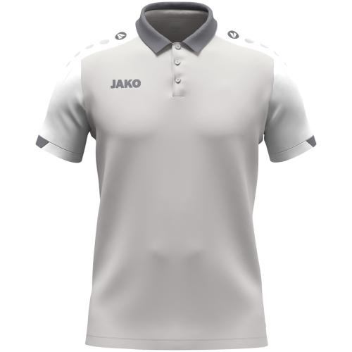 Jako Polo Dynamic - hellgrau/weiß/grau (Grösse: 4XL) von Jako