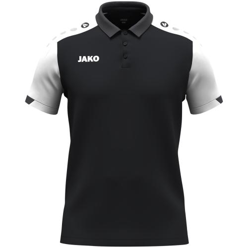 Jako Polo Dynamic - schwarz/weiß/anthrazit (Grösse: 4XL) von Jako