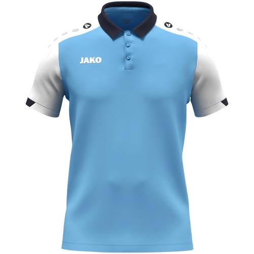 Jako Polo Dynamic - skyblue/weiß/marine (Grösse: L) von Jako