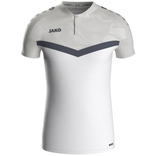 Jako Polo Iconic - weiss/soft grey/anthra light (Grösse: S) von Jako