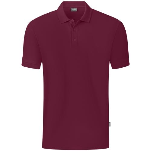 Jako Polo Organic - maroon (Grösse: XXL) von Jako