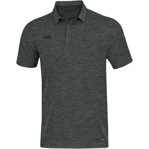 Jako Polo Premium Basics - anthrazit meliert (Grösse: 38) von Jako