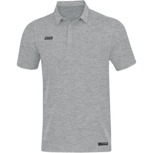 Jako Polo Premium Basics - hellgrau meliert (Grösse: M) von Jako