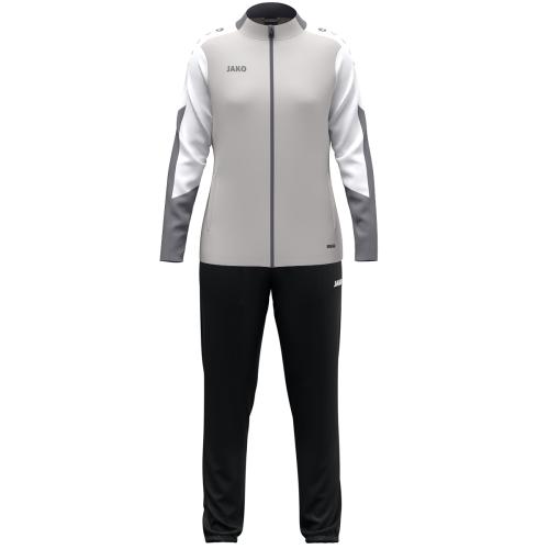 Jako Polyesteranzug Dynamic Damen - hellgrau/weiß/grau (Grösse: M (38/40)) von Jako