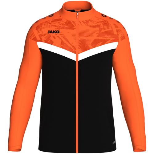Jako Polyesterjacke Iconic - schwarz/neonorange (Grösse: 4XL) von Jako