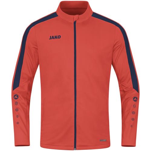 Jako Polyesterjacke Power - flame/marine (Grösse: 44) von Jako