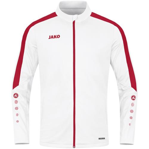 Jako Polyesterjacke Power - weiß/rot (Grösse: XXL) von Jako