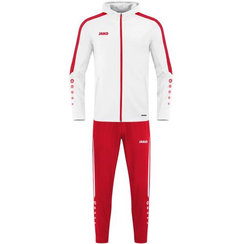 Jako Präsentationsanzug Power - weiß/rot (Grösse: 3XL) von Jako
