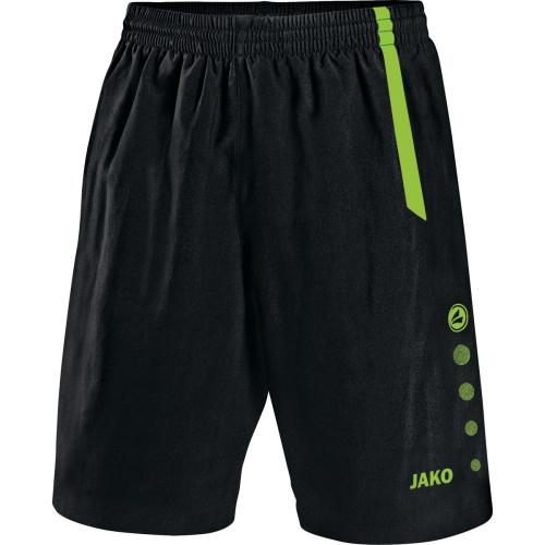 Jako Sporthose Turin - schwarz/neongrün (Grösse: XL) von Jako