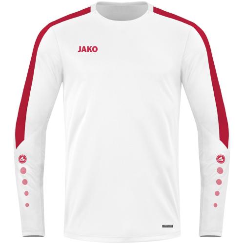Jako Sweat Power - weiß/rot (Grösse: L) von Jako