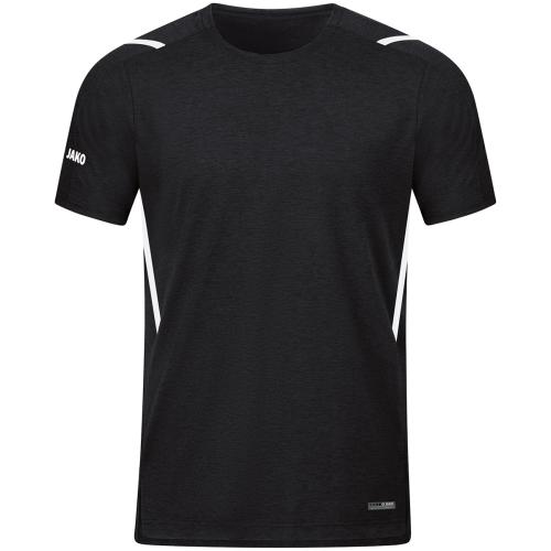 Jako T-Shirt Challenge - schwarz meliert/weiß (Grösse: L) von Jako