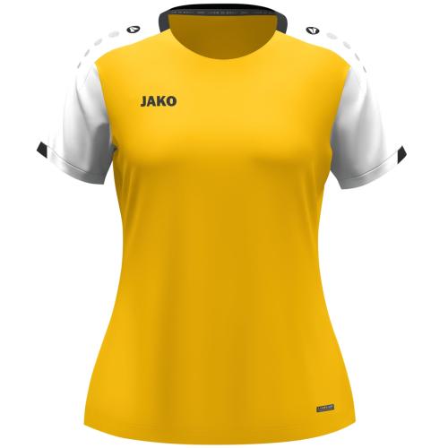 Jako T-Shirt Dynamic Damen - gelb/weiß/schwarz (Grösse: XL (46/48)) von Jako