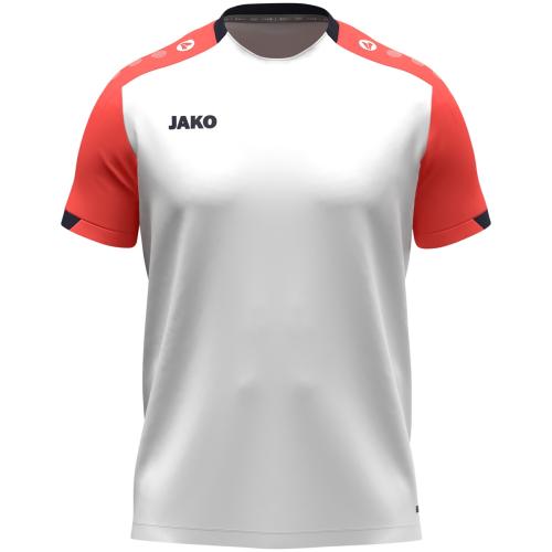 Jako T-Shirt Dynamic - weiß/coral/marine (Grösse: M) von Jako