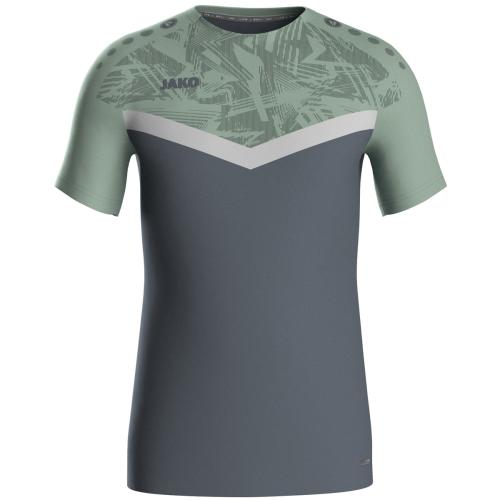 Jako T-Shirt Iconic - anthra light/mintgrün/soft grey (Grösse: 4XL) von Jako