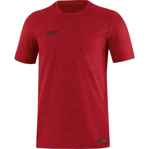 Jako T-Shirt Premium Basics - rot meliert (Grösse: M) von Jako