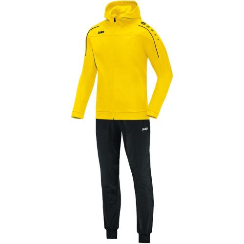 Jako Trainingsanzug Polyester Classico mit Kapuze - citro (Grösse: XXL) von Jako