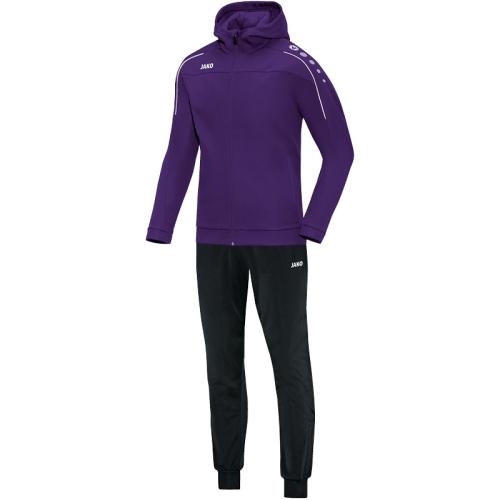 Jako Trainingsanzug Polyester Classico mit Kapuze - lila (Grösse: 42) von Jako
