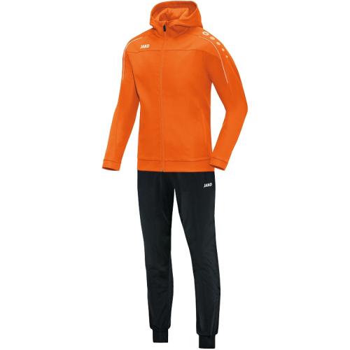 Jako Trainingsanzug Polyester Classico mit Kapuze - neonorange (Grösse: XXL) von Jako
