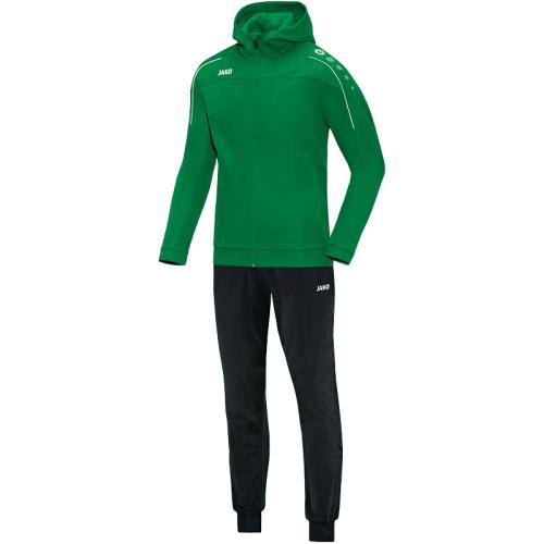 Jako Trainingsanzug Polyester Classico mit Kapuze - sportgrün (Grösse: XXL) von Jako
