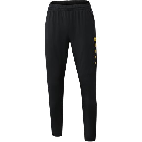 Jako Trainingshose Premium Damen - schwarz/citro (Grösse: 34) von Jako