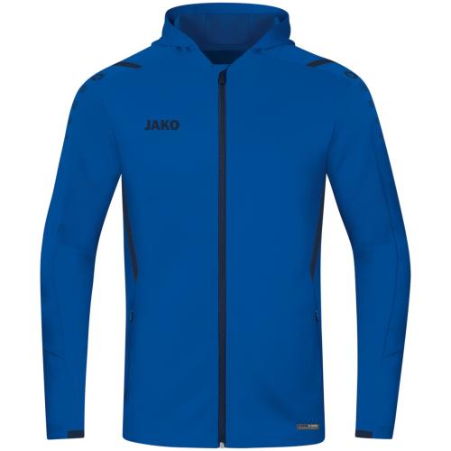 Jako Trainingsjacke Challenge mit Kapuze - royal/marine (Grösse: 34) von Jako