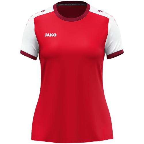 Jako Trikot Dynamic KA Damen - rot/weiß/dunkelrot (Grösse: S (34/36)) von Jako
