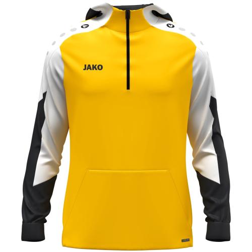 Jako Zip Hoodie Dynamic - gelb/weiß/schwarz (Grösse: S) von Jako