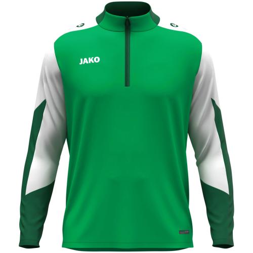 Jako Ziptop Dynamic - grün/weiß/dunkelgrün (Grösse: M) von Jako