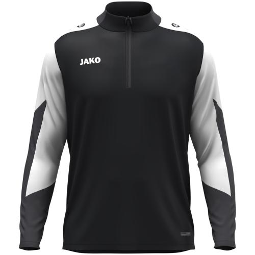 Jako Ziptop Dynamic - schwarz/weiß/anthrazit (Grösse: M) von Jako