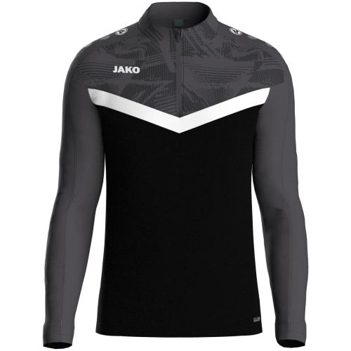 Jako Ziptop Iconic - schwarz/anthrazit (Grösse: M) von Jako