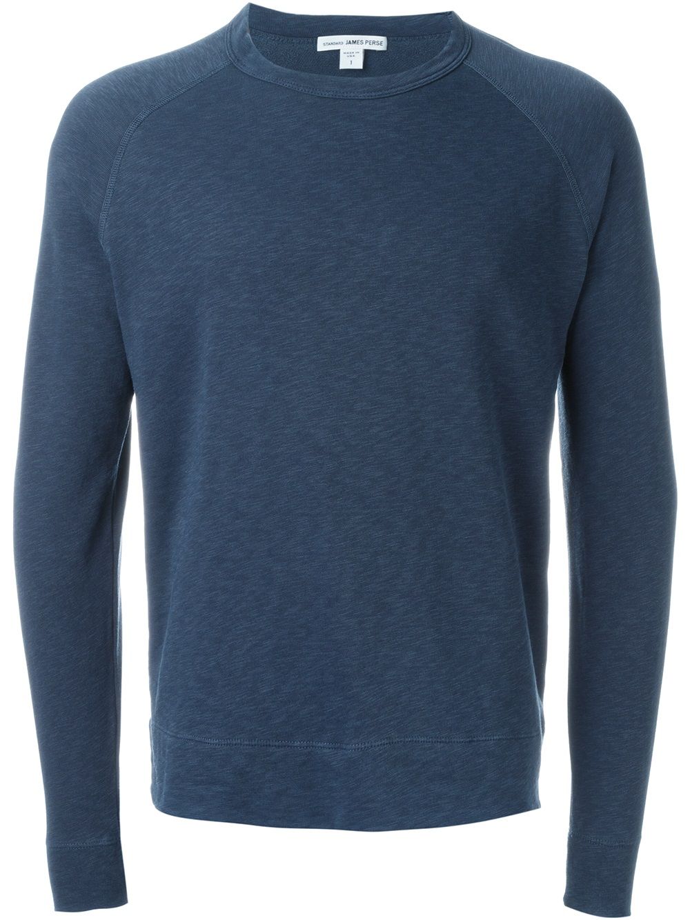 James Perse classic sweatshirt - Blue von James Perse
