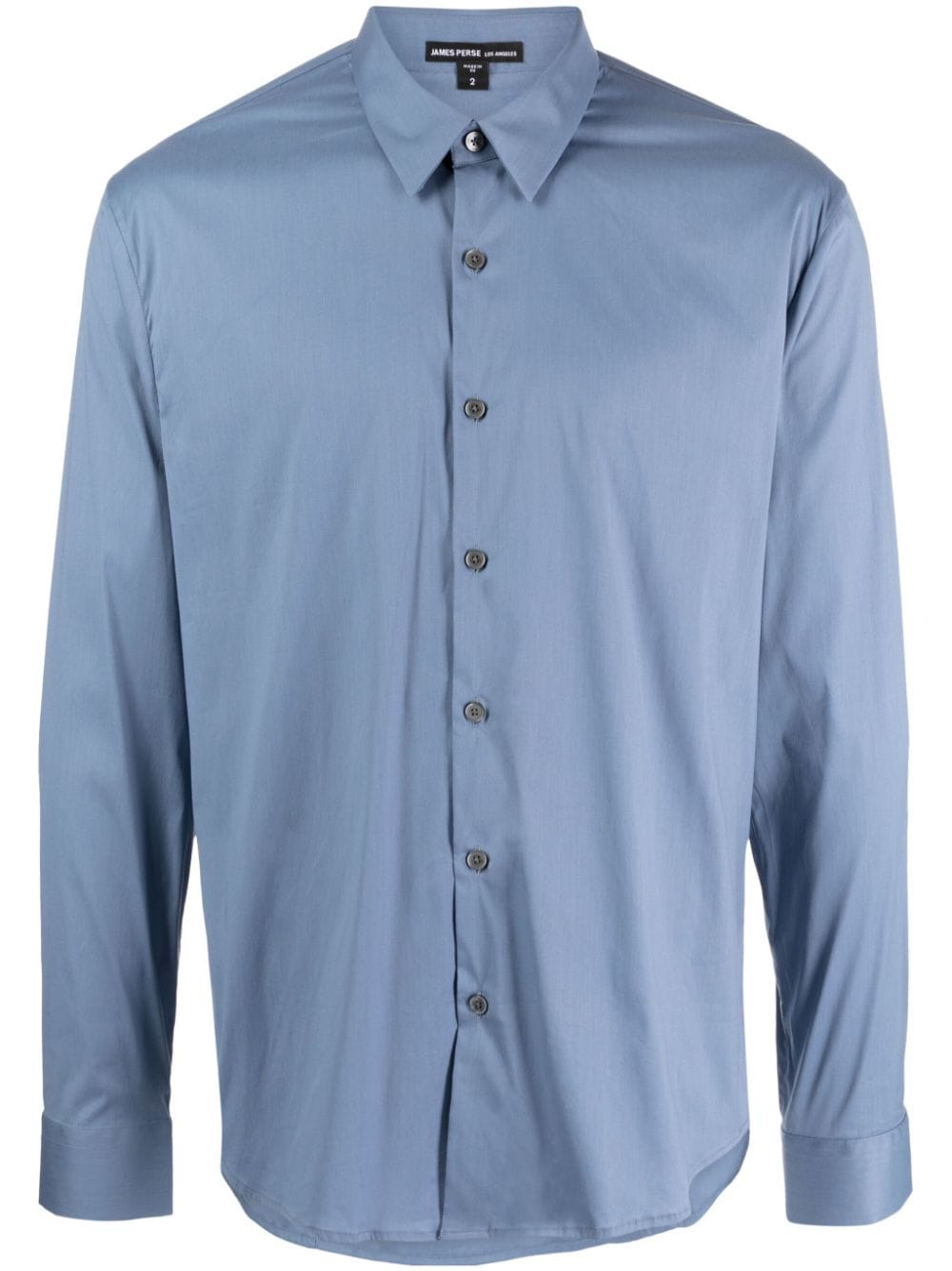 James Perse cotton-blend poplin shirt - Blue von James Perse