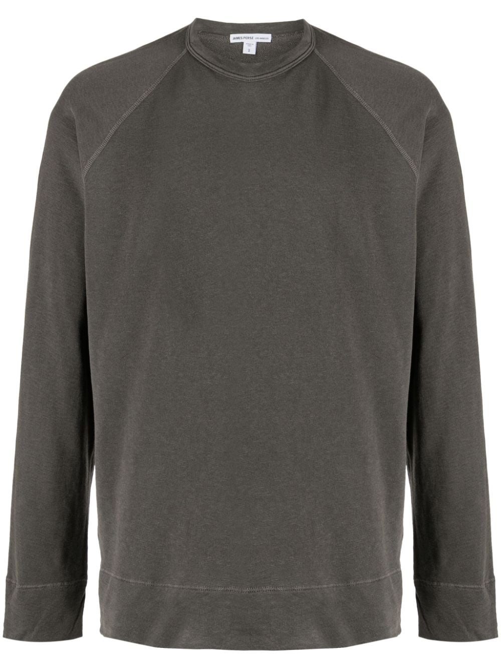 James Perse crew-neck supima-cotton sweatshirt - Brown von James Perse