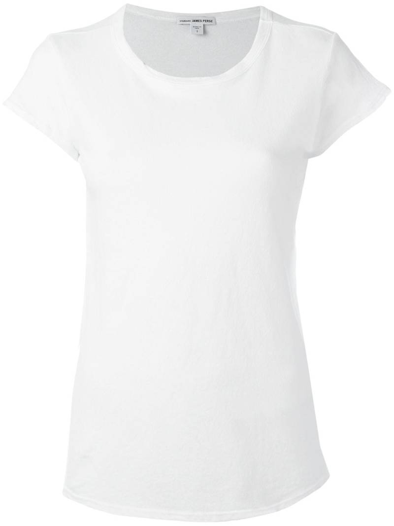 James Perse curved hem T-shirt - White von James Perse