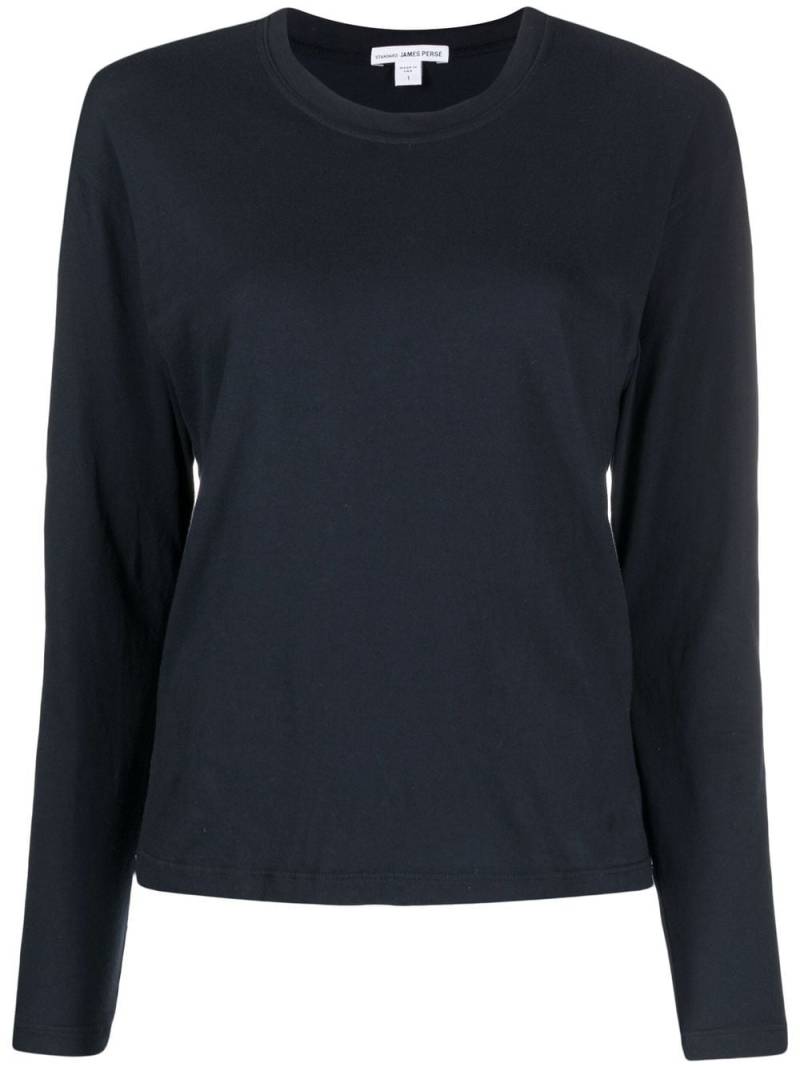 James Perse long-sleeve round-neckT-shirt - Blue von James Perse