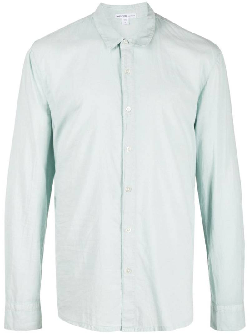 James Perse long-sleeved cotton shirt - Blue von James Perse