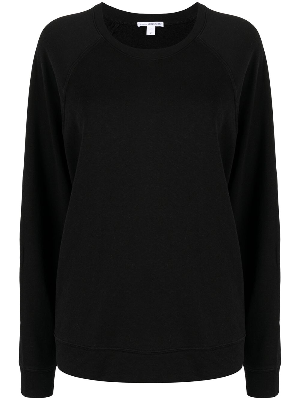 James Perse loose-fit terry sweatshirt - Black von James Perse