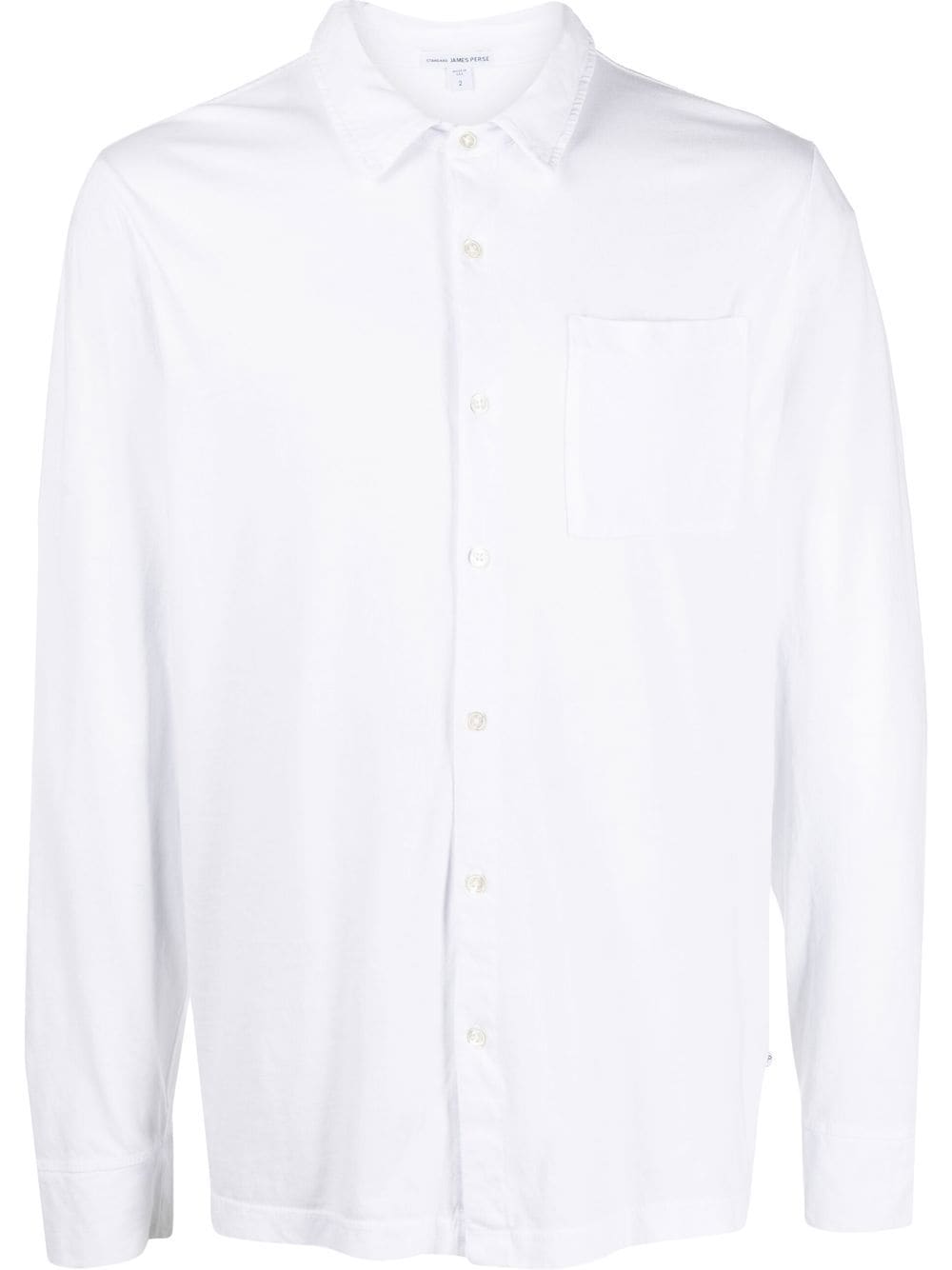 James Perse plain long-sleeved shirt - White von James Perse