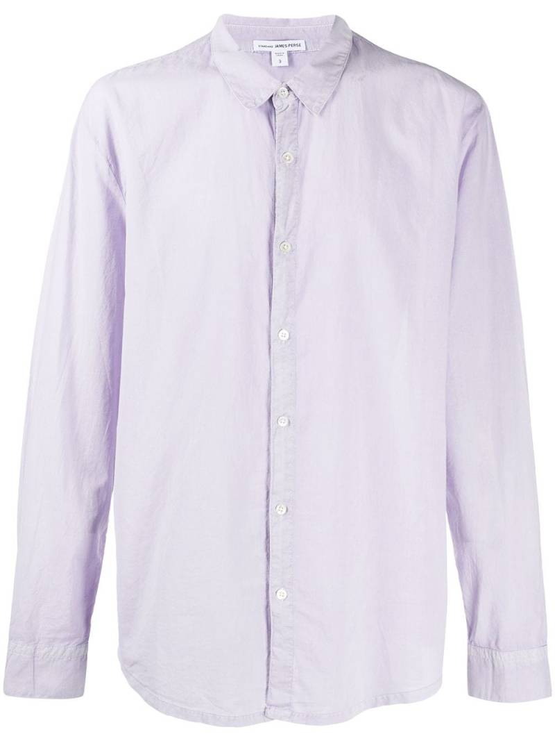 James Perse plain tailored shirt - Purple von James Perse