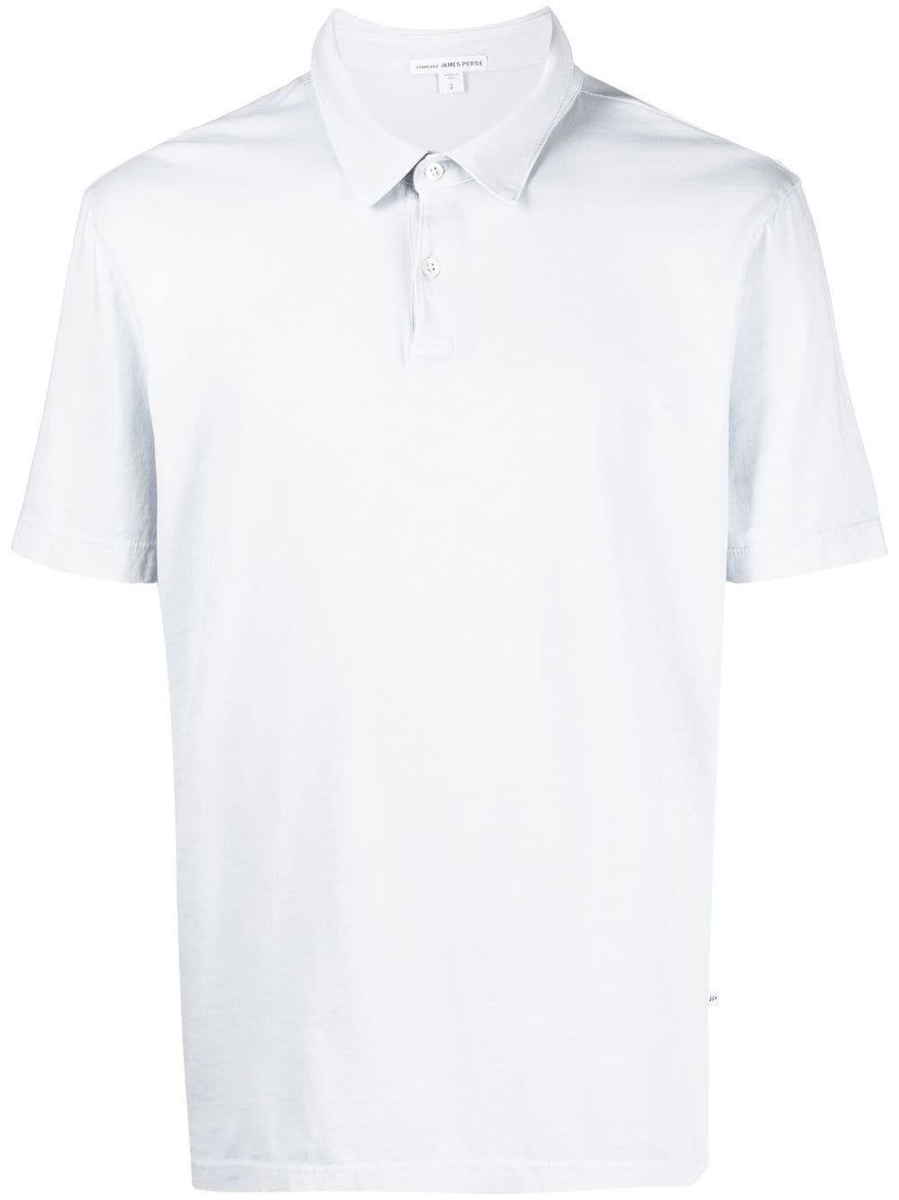 James Perse short-sleeved cotton polo shirt - Blue von James Perse