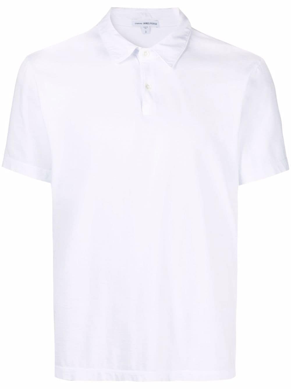 James Perse short-sleeved cotton polo shirt - White von James Perse