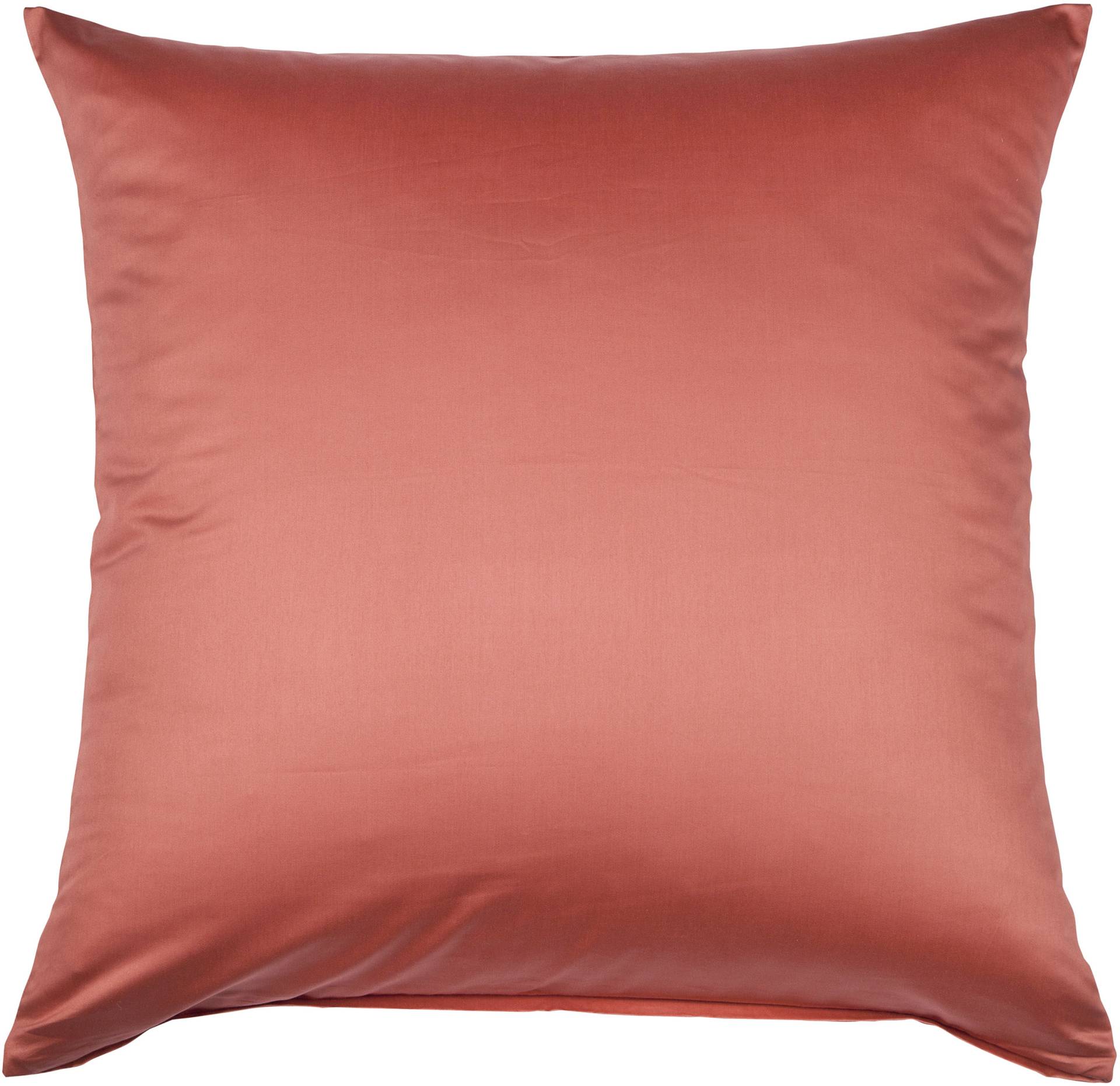 Janine Kissenbezug »Colors Mako Satin«, (1 St.), mit Reissverschluss, uni Kissenhülle, feinfädig, 100% Baumwolle von Janine
