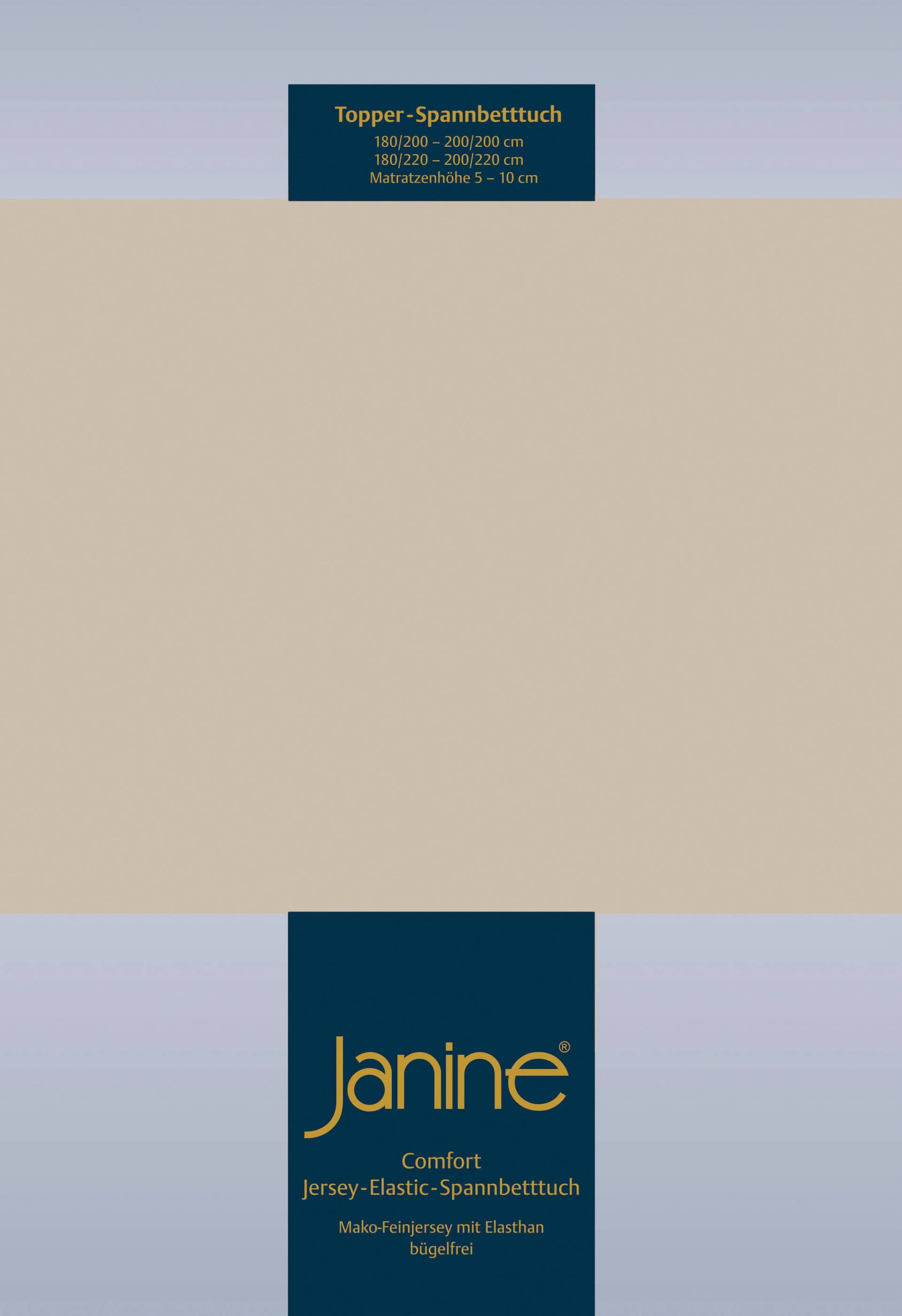 Janine Spannbettlaken »TOPPER 5001/« von Janine