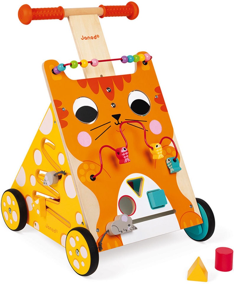 Janod Lauflernwagen »Katze - Multi-Activity«, FSC®- schützt Wald - weltweit von Janod