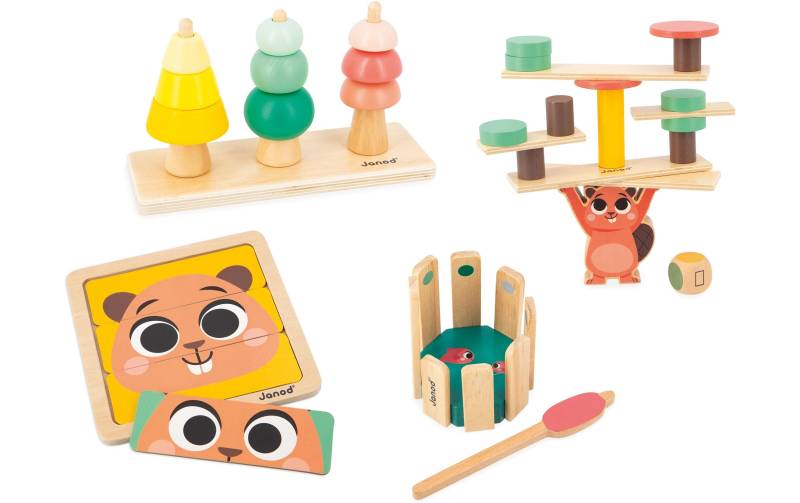 Janod Lernspielzeug »Box 36 Monate«, (4 St.) von Janod
