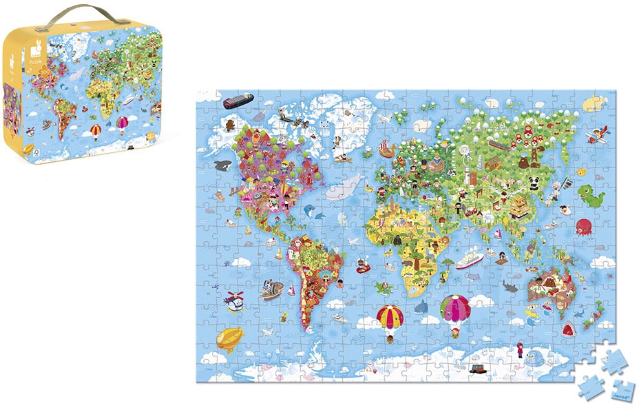 Janod Puzzle »Weltkarte« von Janod