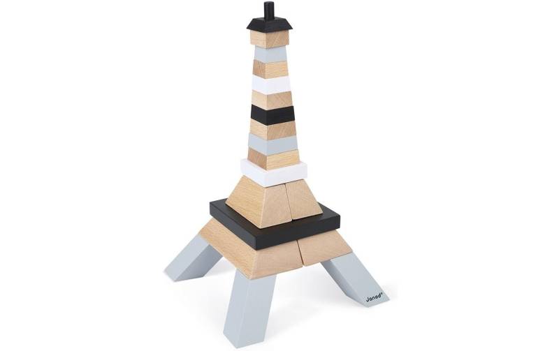 Janod Spielbausteine »Janod Bauklötze Eiffelturm Holz« von Janod